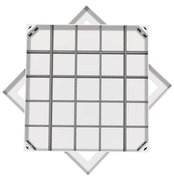 铁山港不锈钢方井展示